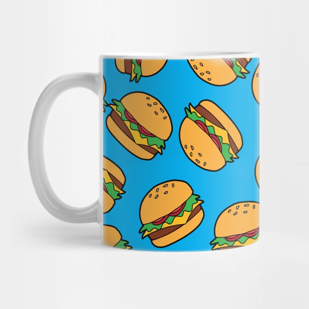 Burger pattern by Cathalo